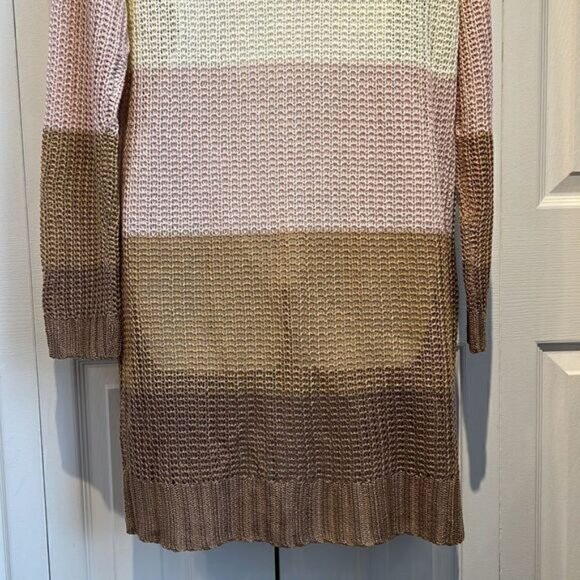 Inc International Concepts Colour Block Loose Knit Cardigan Size M - Picture 10 of 12
